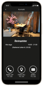 Kontakt - kundeklub loyalitets app