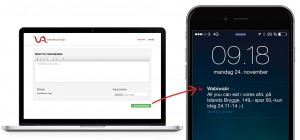 Send slagtilbud og produktnyheder til kundernes mobiler med push notifikationer via din app
